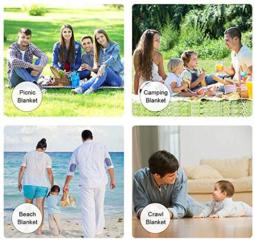 Picnic Blankets: Lazy Dayz Fleece Picnic Rug - Makena