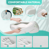Back Care: Memory Foam Lumbar Back Support Cushion Seat Set