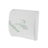 Wellness Accessories: Bamboo Memory Foam Lumbar Support Cushion