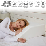 Pillows: Memory Foam Bed Wedge Leg Support Elevation Pillow