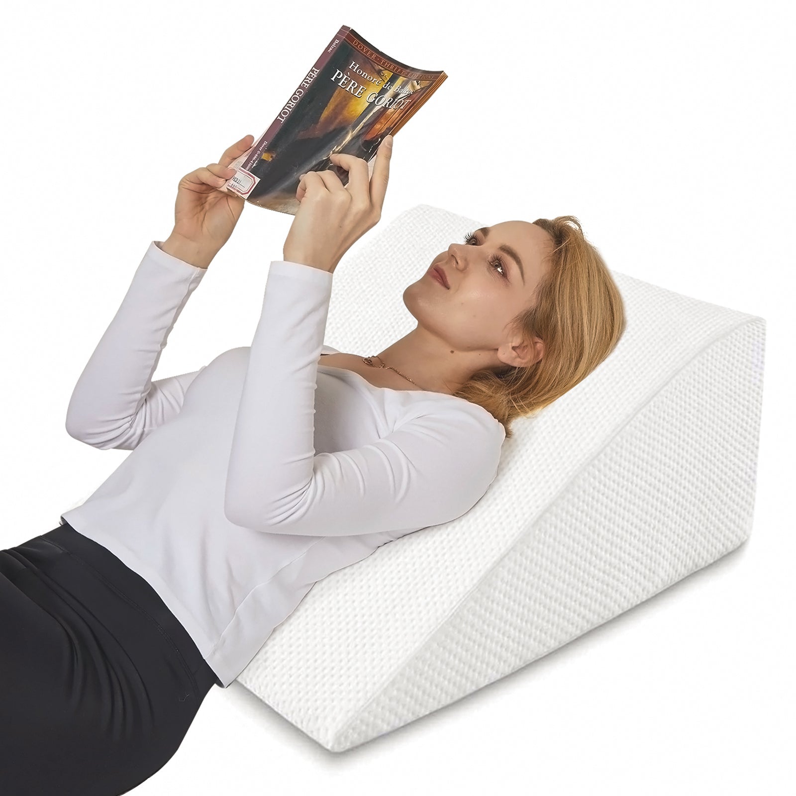 Pillows: Clevinger Memory Foam Bed Wedge Back Support Pillow