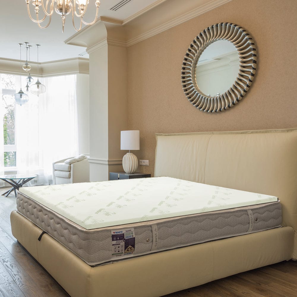 Mattress Toppers: 4cm Memory Foam Mattress Topper with Bamboo Cover - King