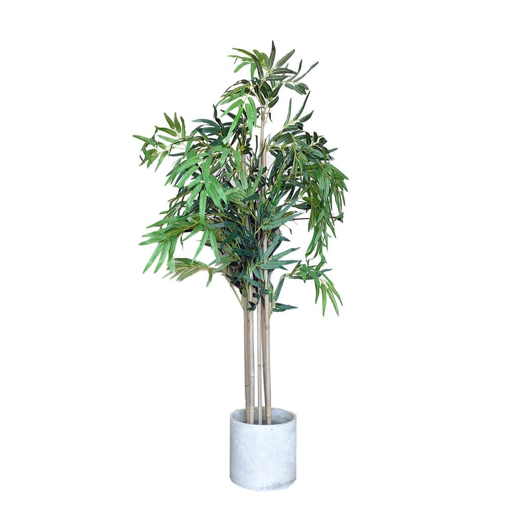 Artificial Trees: 120cm Faux Artificial Home Decor Potted Bamboo Plant