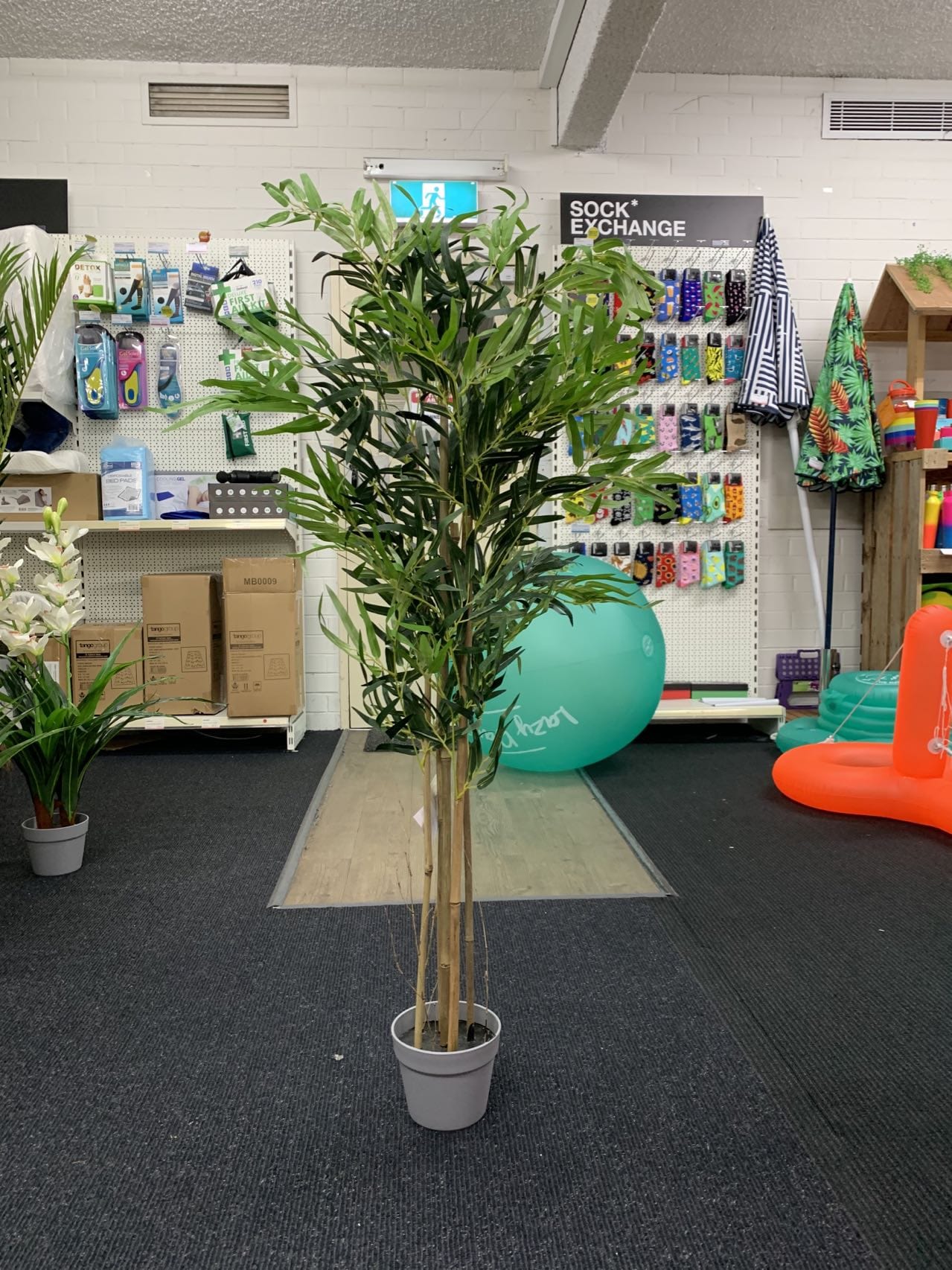 Artificial Trees: 120cm Faux Artificial Home Decor Potted Bamboo Plant