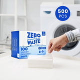 Laundry Cleaning Supplies: 500 Sheets Eco-friendly Ultra Concentrated Laundry Detergent