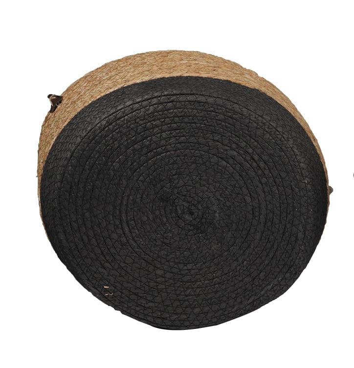 Kitchen & Bathroom DIY: 3 Piece Cotton Rope Stripe Carry Handles Storage Baskets Set