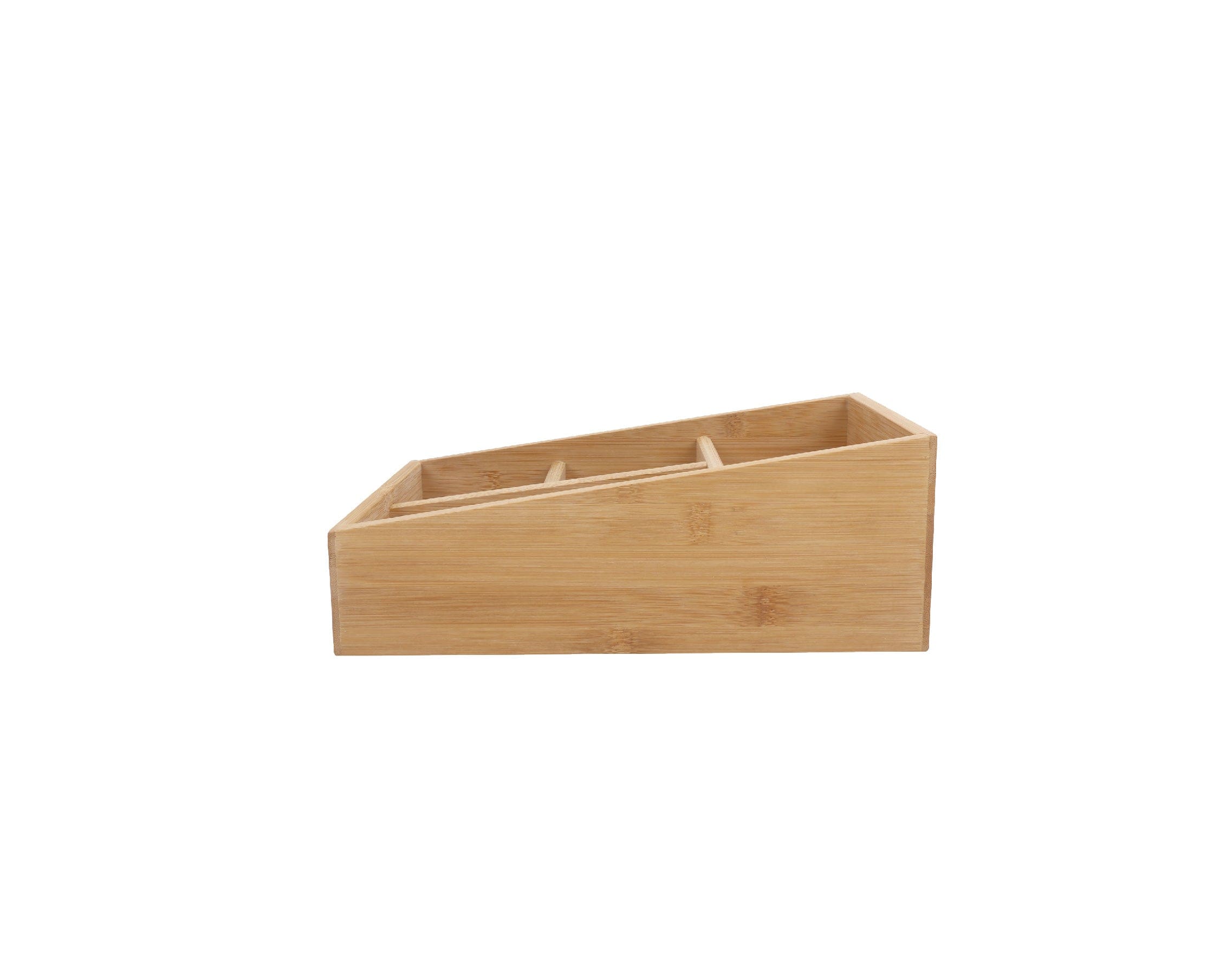 Storage Cabinets: Bamboo Storage Box with 4 Slots