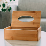 Cosmetic & Toiletry Bags: Bamboo Tissue Box