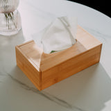 Cosmetic & Toiletry Bags: Bamboo Tissue Box
