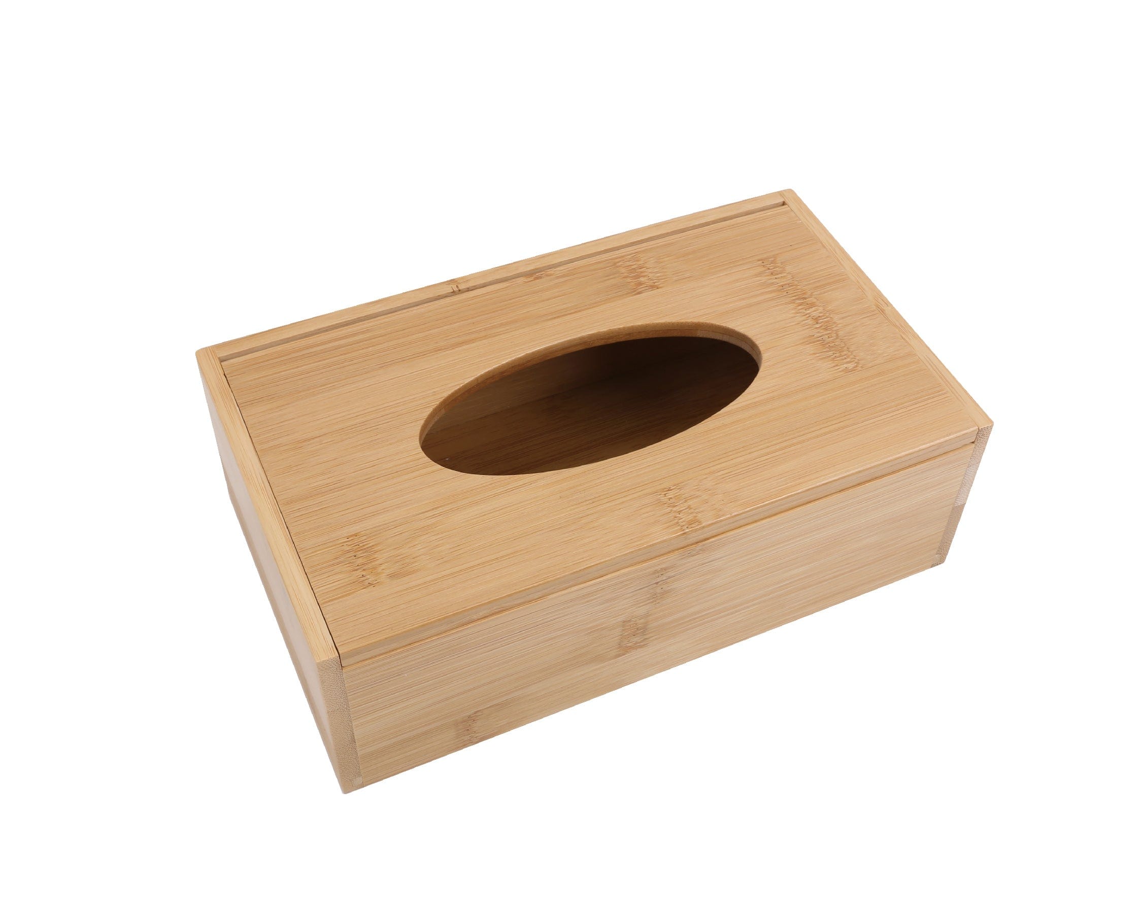 Cosmetic & Toiletry Bags: Bamboo Tissue Box