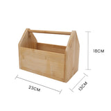 Storage Cabinets: Bamboo Storage Tools Box