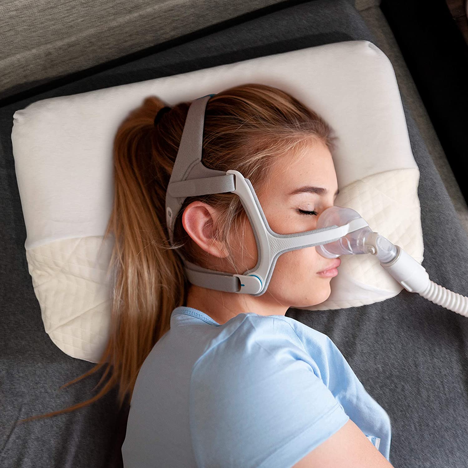 Pillows: CPAP Contour Sleep Therapy Memory Foam Pillow