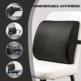 Wellness Accessories: Bamboo Memory Foam Lumbar Support Cushion