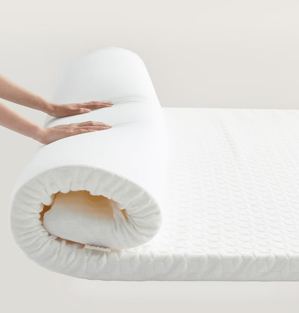 Mattress Toppers: 8cm Memory Foam Mattress Topper with Bamboo Cover - Double