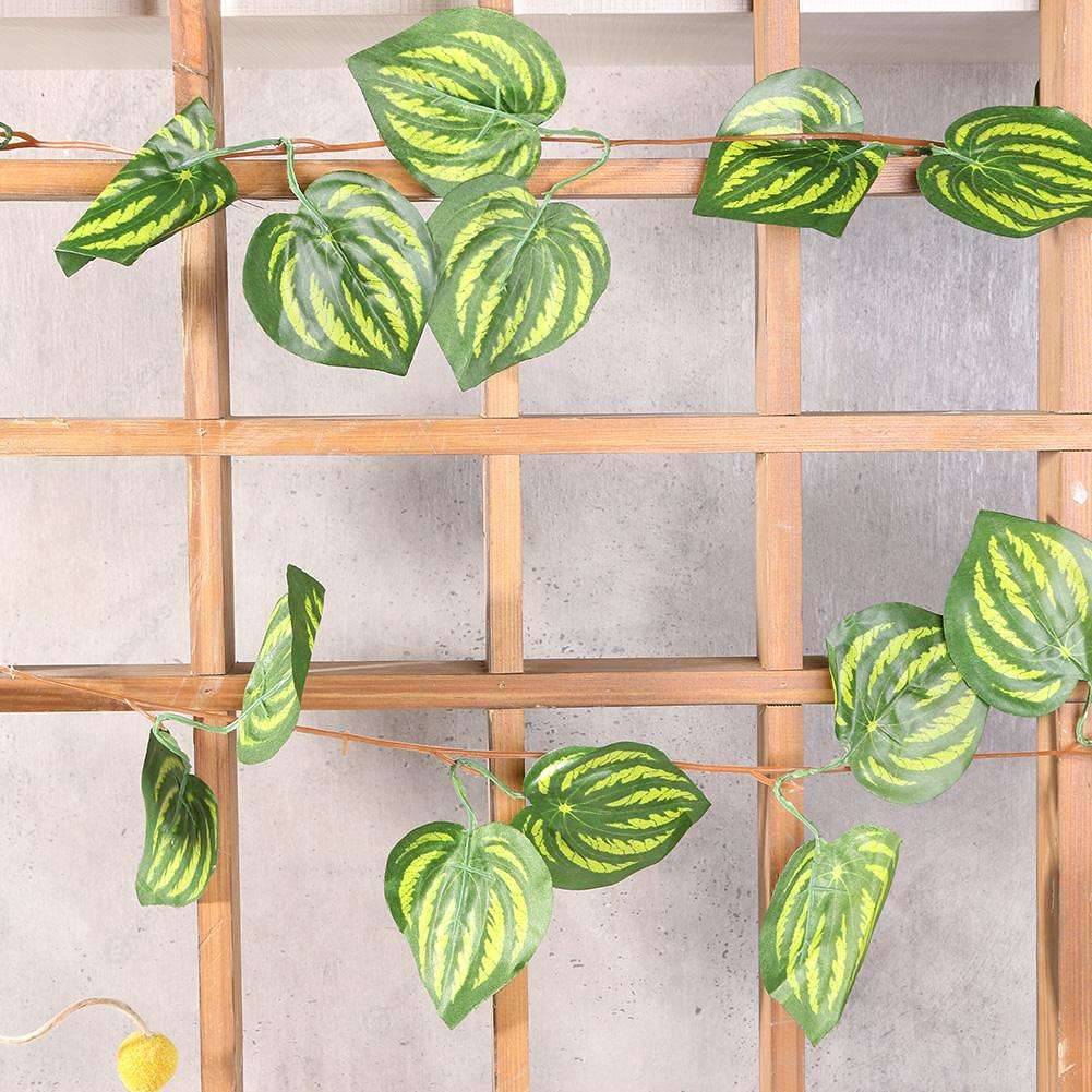 Garden Ornaments: 6 x 280cm Faux Artificial Home Decor Watermelon Garland