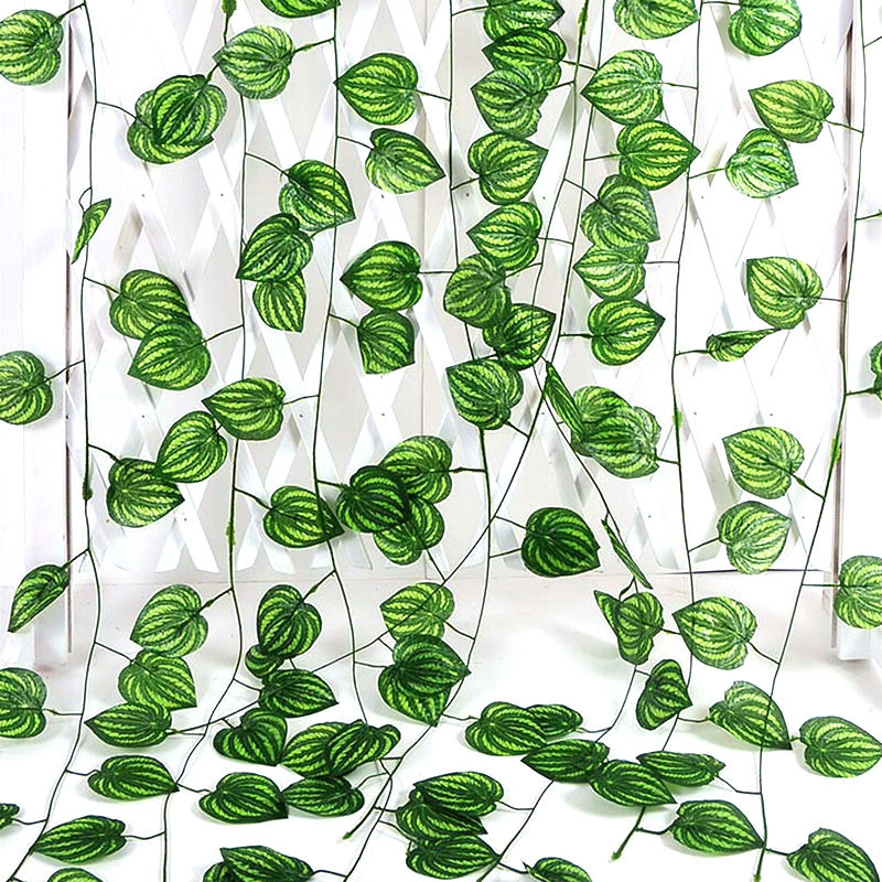 Garden Ornaments: 6 x 280cm Faux Artificial Home Decor Watermelon Garland