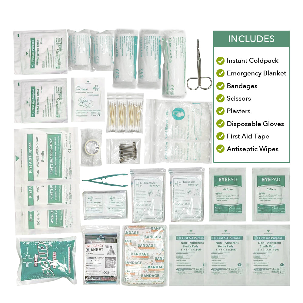 First Aid Kits: 210Pcs Approval Deluxe Medical First Aid Kit