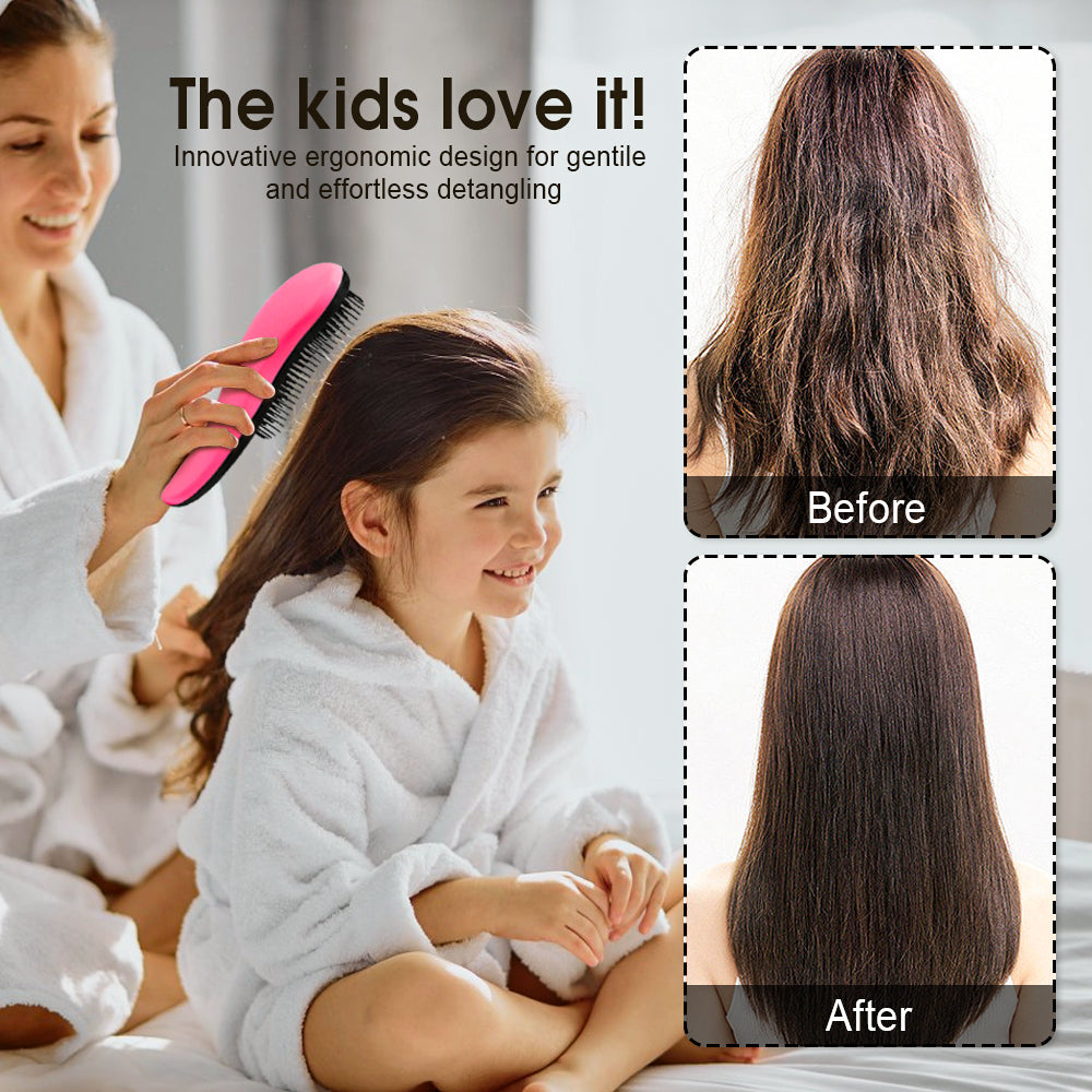 Hair Styling Products: Detangling Brush Pink