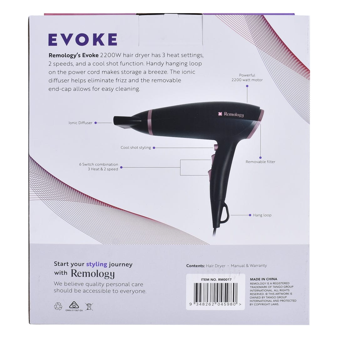 Hair Styling Tools: Remology Evoke 2200W Professional Hair Dryer