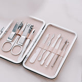 Protective Equipment: Remology Stainless Steel 10pc Manicure Set Silver