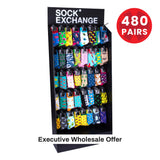Dining Set: Wholesale 480 Pairs Novelty Socks (RRP $4.95 or $9.95 for 3)