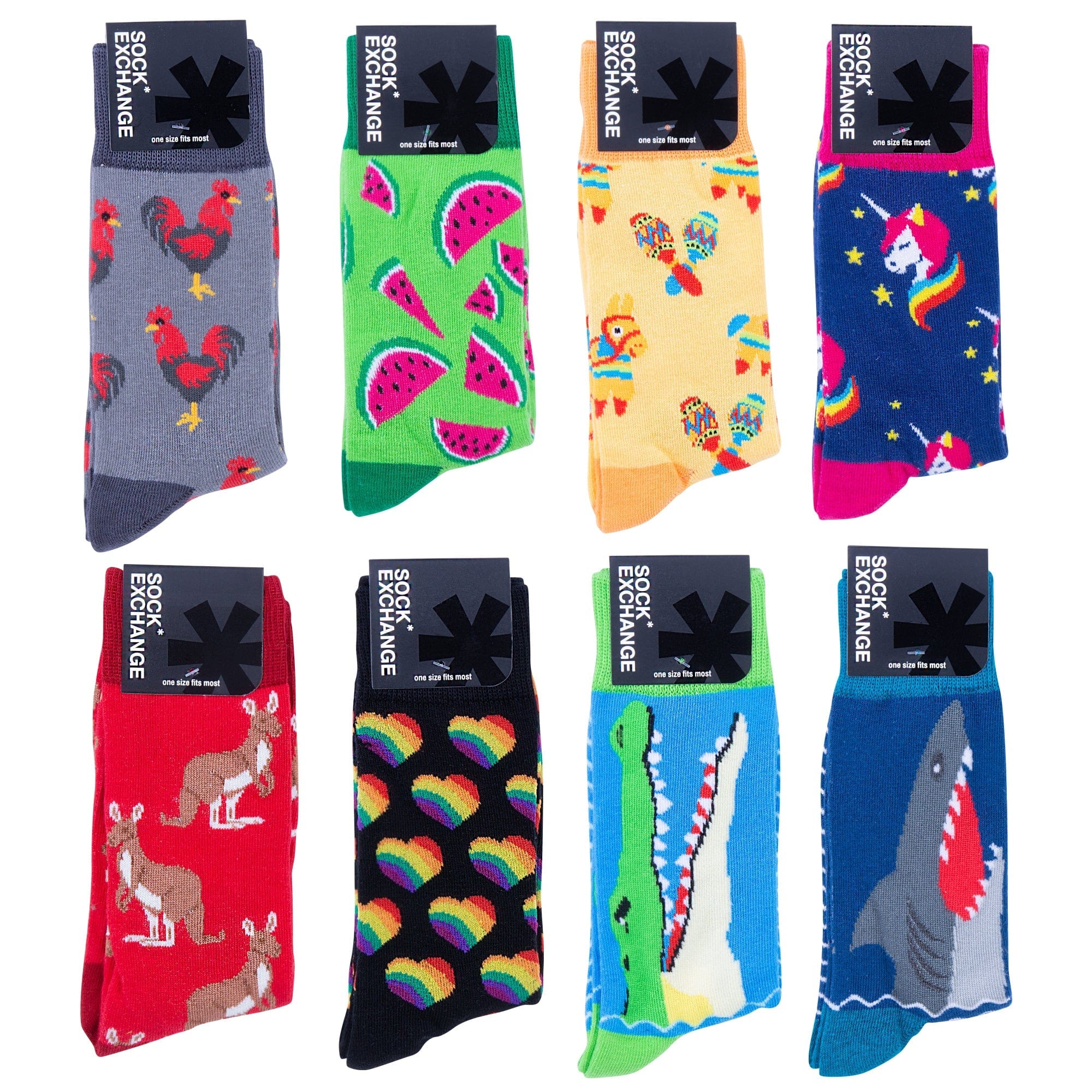 Dining Set: Wholesale 480 Pairs Novelty Socks (RRP $4.95 or $9.95 for 3)