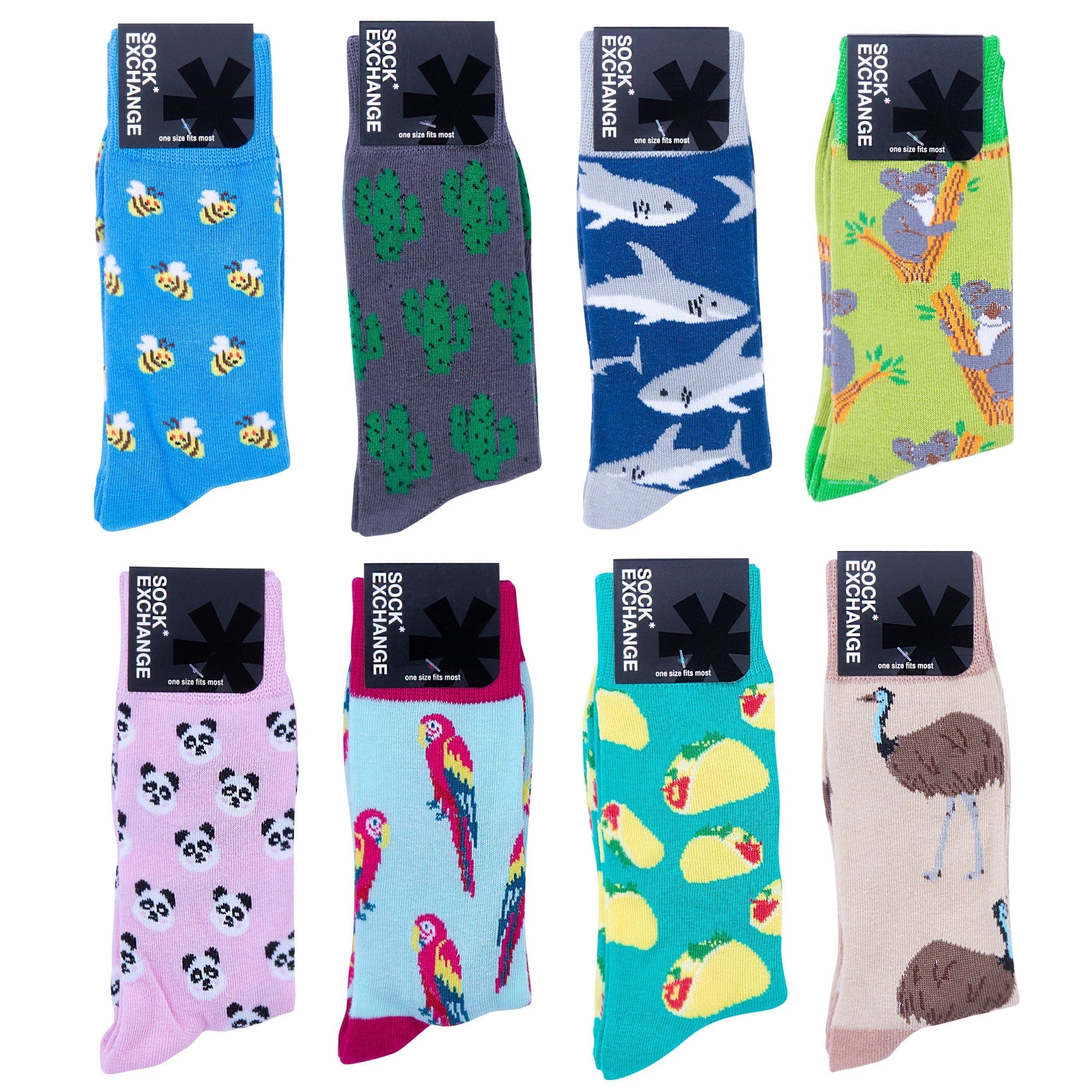 Dining Set: Wholesale 480 Pairs Novelty Socks (RRP $4.95 or $9.95 for 3)