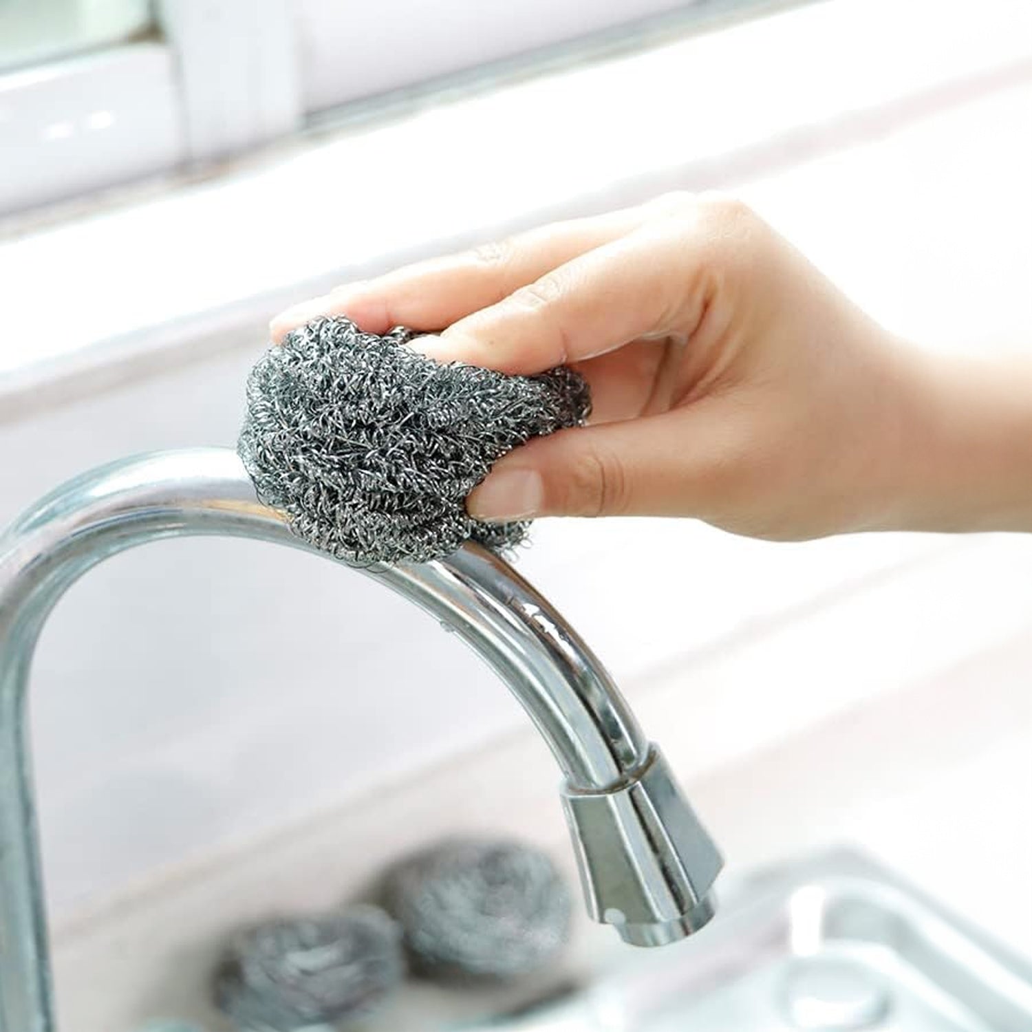 Kitchen & Bathroom DIY: STAINLESS STEEL SCOURERS 6 PACK