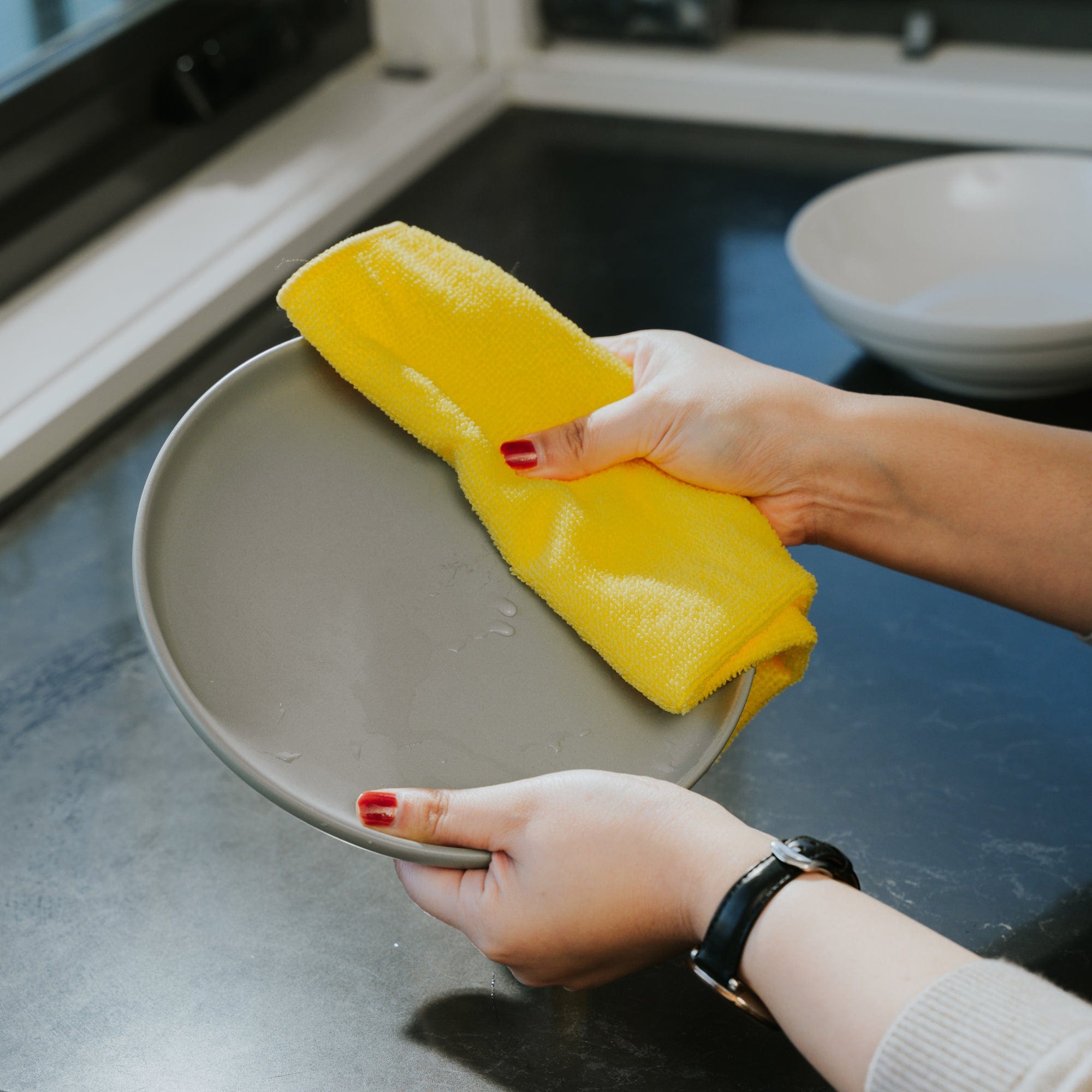 BBQ Cleaning: 10PK Spiffy 40cm Smart Microfibre Dusting Super Absorbent Kitchen Cloths