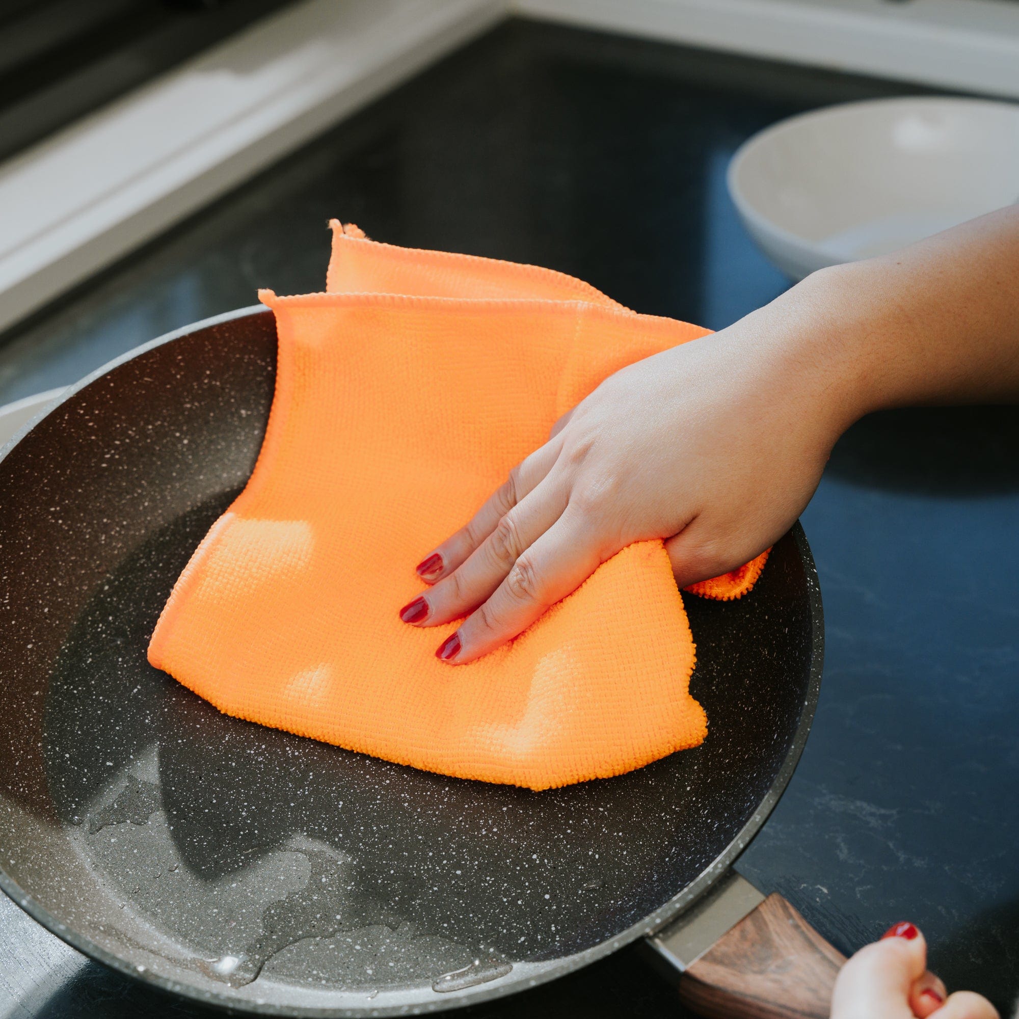 BBQ Cleaning: 10PK Spiffy 40cm Smart Microfibre Dusting Super Absorbent Kitchen Cloths