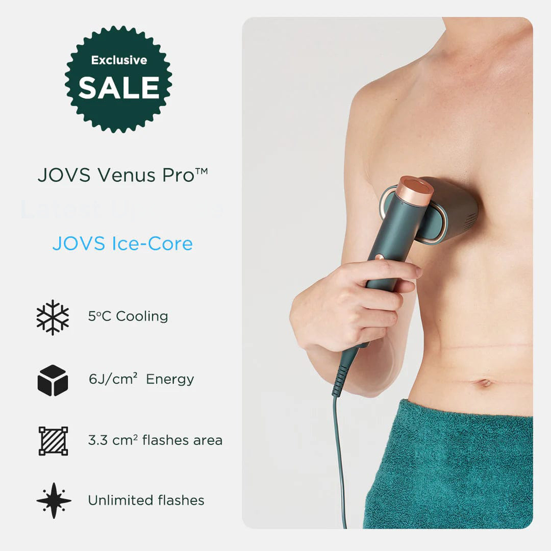 Hair Removal: JOVS Venus Pro IPL(Intense Pulsed Light) Hair Remover