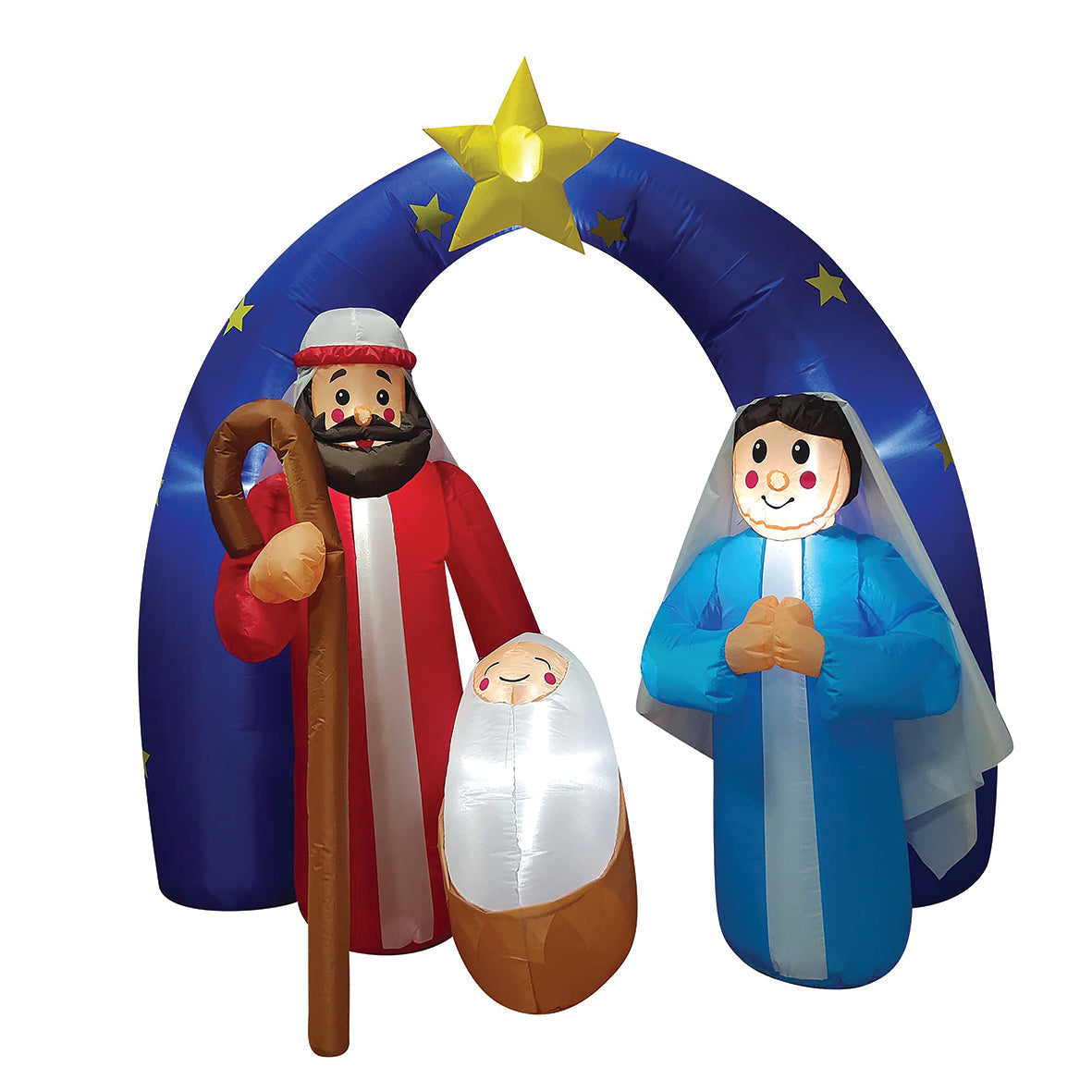 Christmas Decorations: Christmas Inflatable Nativity Sence 180CM