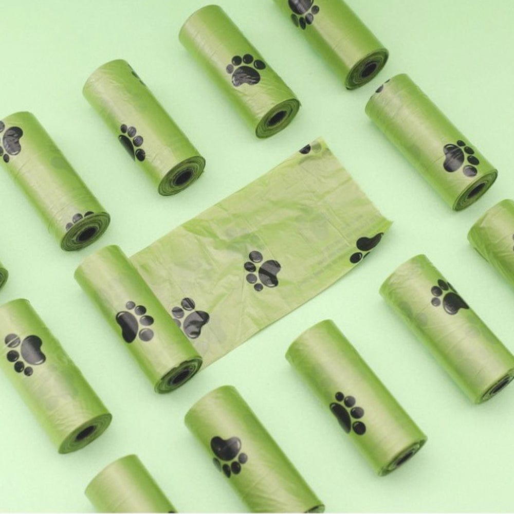 Pet Cleaning Supplies: LIVINGTODAY 60 Biodegradable Unscented Pet Dog Poop Waste Bags