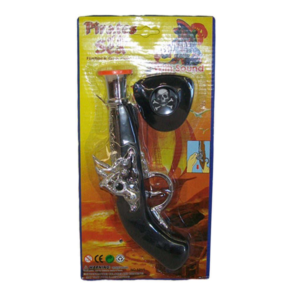 Board Games: 2x Toy Pirate gun & eyepatch sets