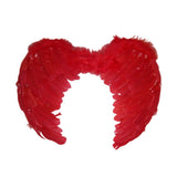 Wellness Accessories: Large feather angel wings assorted colours - Hot pink