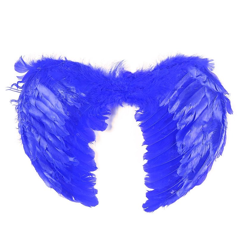 Wellness Accessories: Large feather angel wings assorted colours - Red