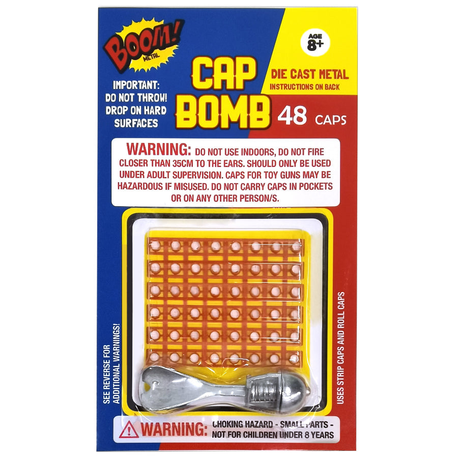 Household Insect Repellents: 2 x Diecast Cap Bomb with 48 Shots pack, traditional toys