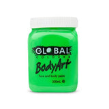 Mannequins: Global Colours BodyArt  Face and body paint in Jar 200ml Performance quality - Deep Green