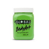 Mannequins: Global Colours BodyArt  Face and body paint in Jar 200ml Performance quality - Deep Green