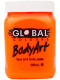 Mannequins: Global Colours BodyArt  Face and body paint in Jar 200ml Performance quality - Deep Green