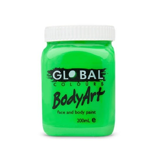 Mannequins: Global Colours BodyArt  Face and body paint in Jar 200ml Performance quality - Deep Green