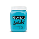 Mannequins: Global Colours BodyArt  Face and body paint in Jar 200ml Performance quality - Deep Green