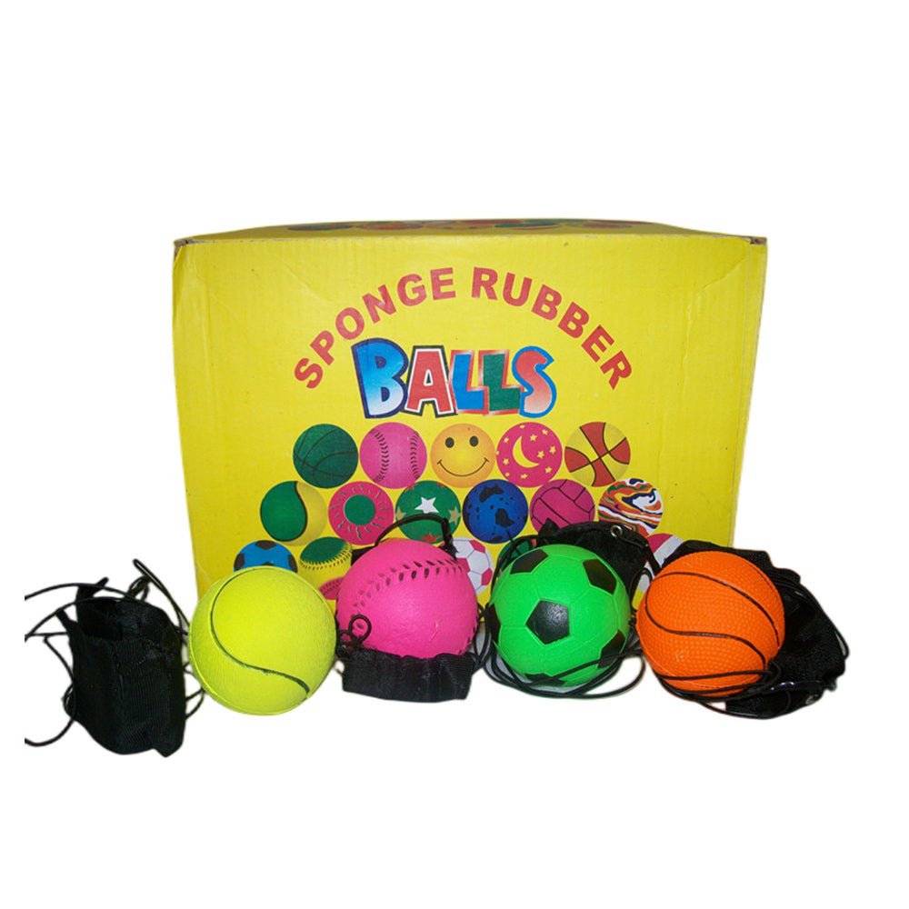 Medical Tape & Bandages: 6x Rubber return ball with strap