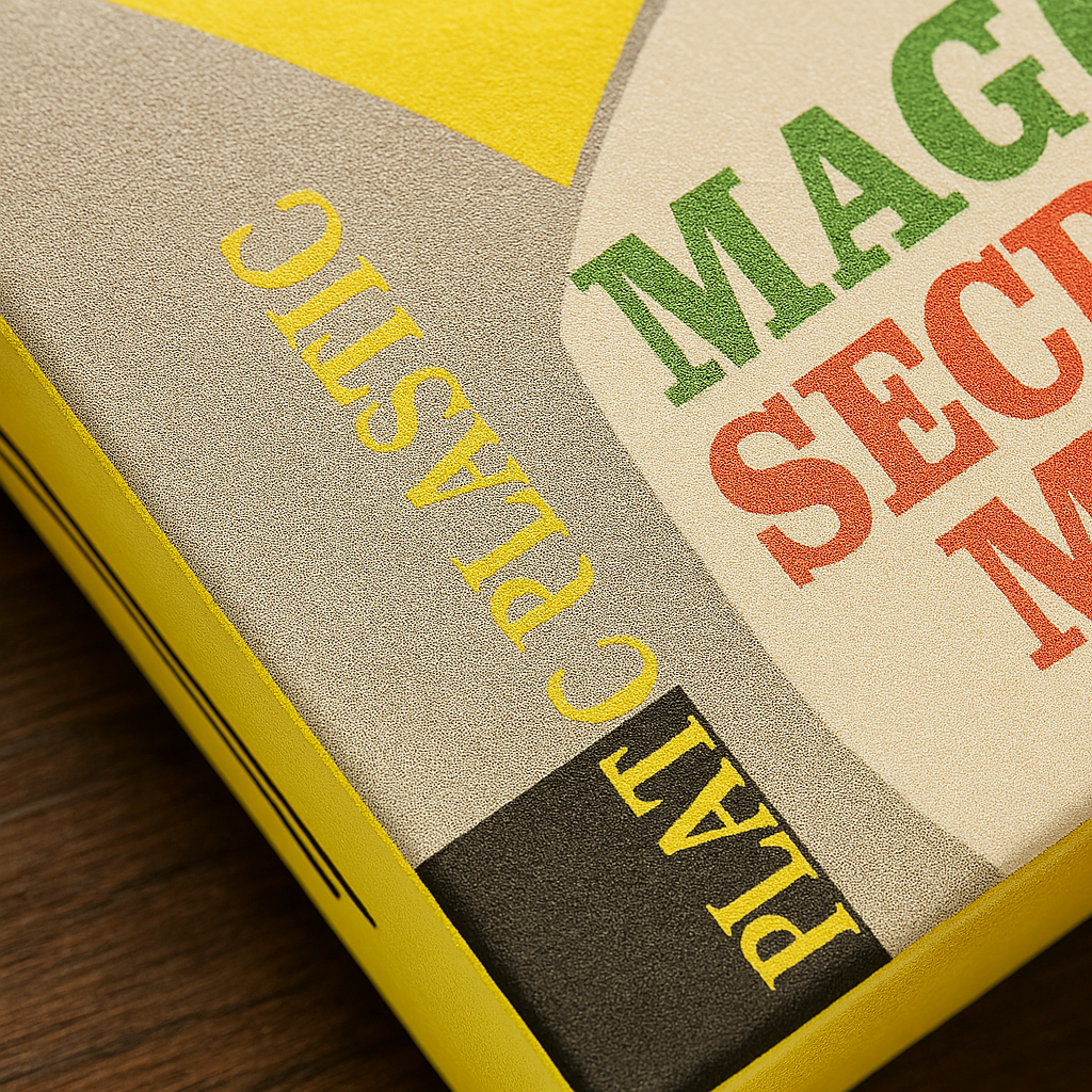 Magic Secret Marked Playing Cards – Plastic Coated, Easy‑Read Marking System, Poker Size, Made in Hong Kong – Ideal for Magic Tricks & Card Illusions