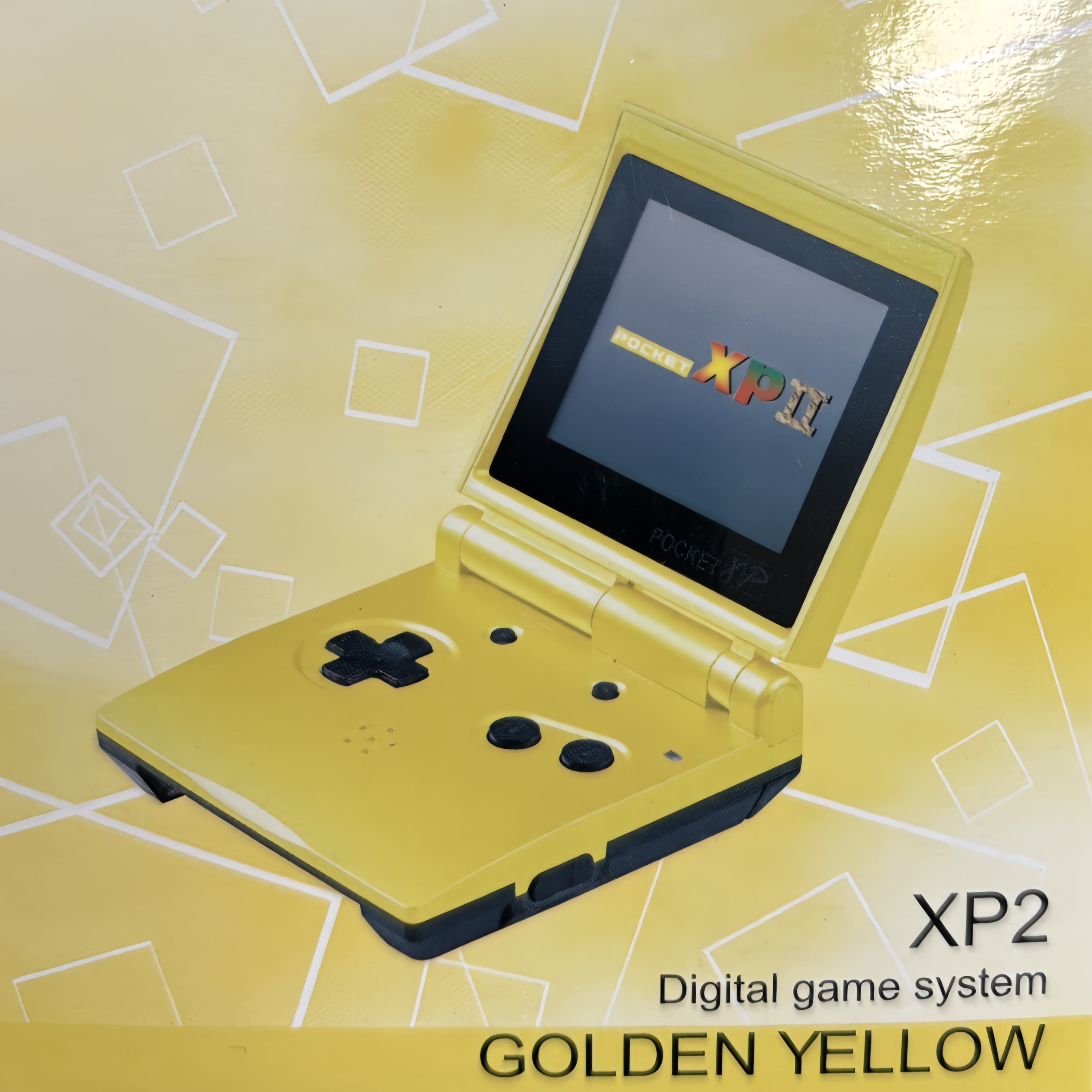 Pocket XP 2 Handheld Game Console – Built-in Classic Games, Game Boy Style, Portable Retro Gaming - Blue