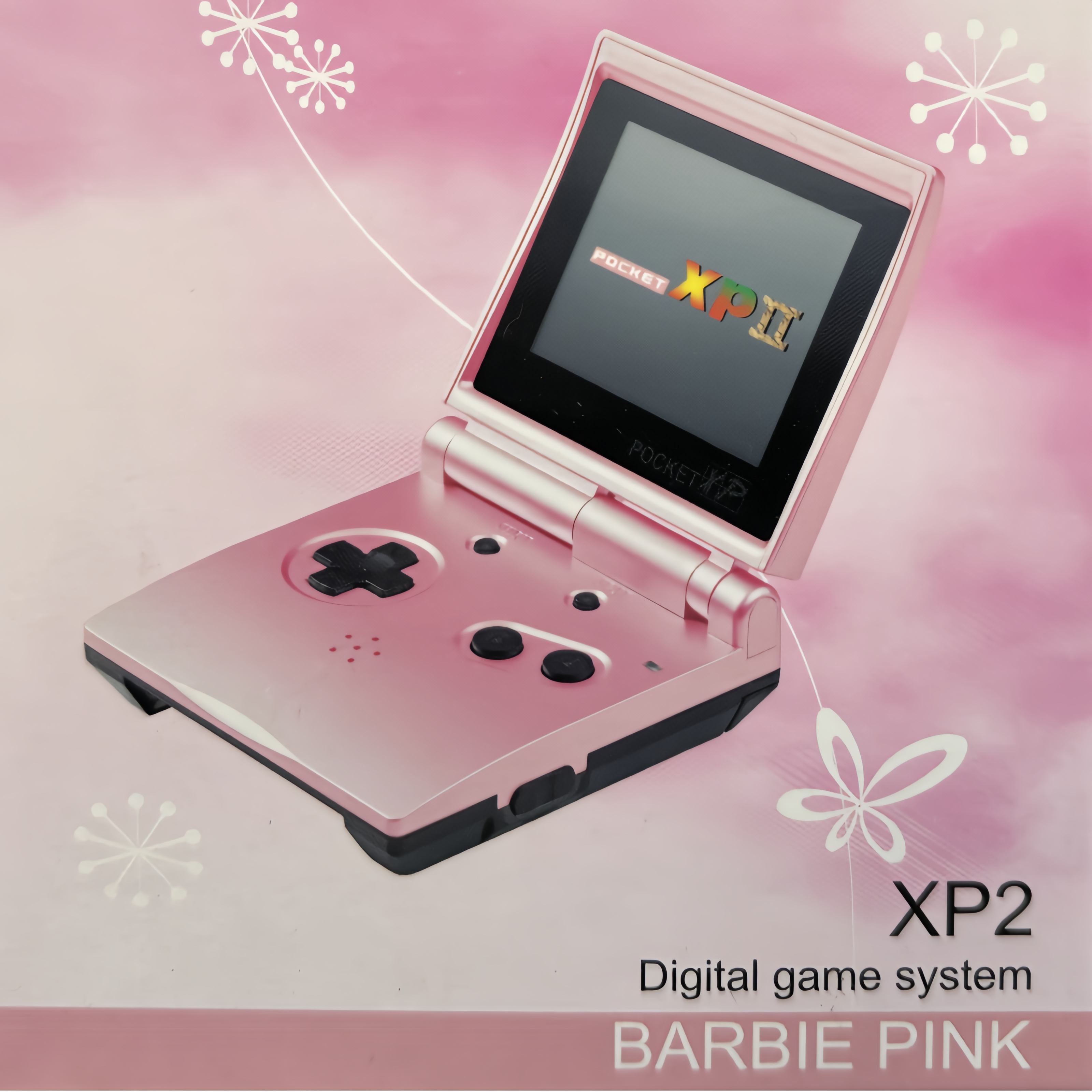 Pocket XP 2 Handheld Game Console – Built-in Classic Games, Game Boy Style, Portable Retro Gaming - Yellow