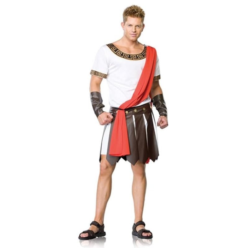 Costumes & Accessories: Men's Caesar Costume Roman Fancy Dress Party