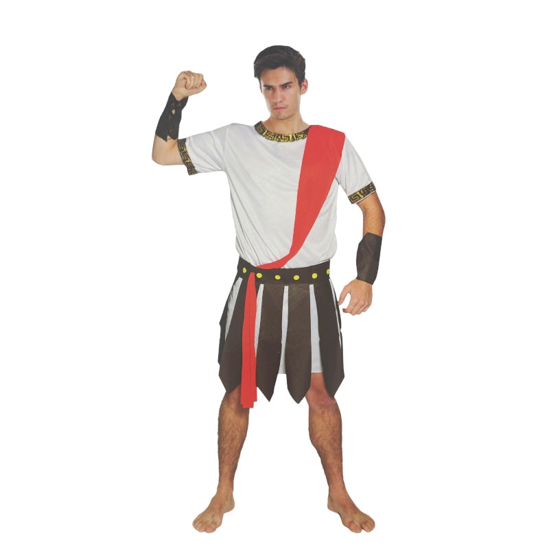 Costumes & Accessories: Men's Caesar Costume Roman Fancy Dress Party