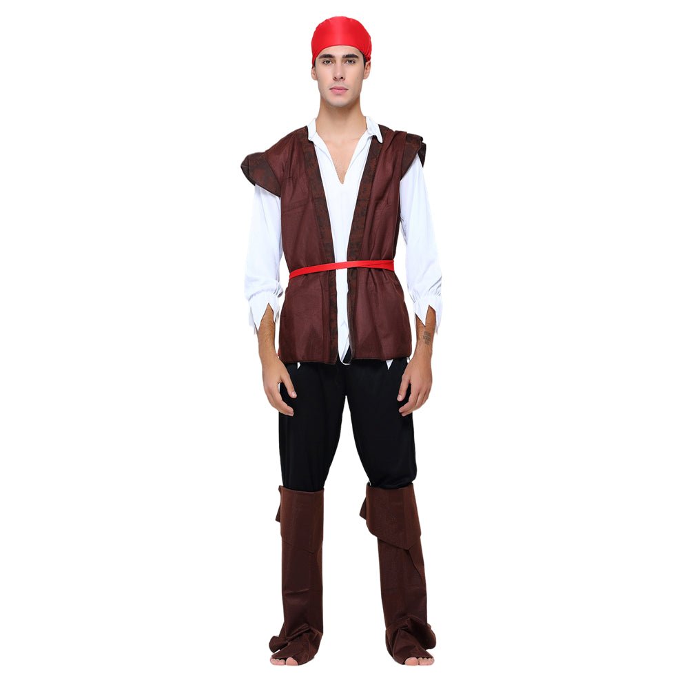 Men's Casual Shoes: Caribbean Pirate man Costume