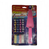 Candles & Diffusers: 4 Sets of Party candles with Cake server sets
